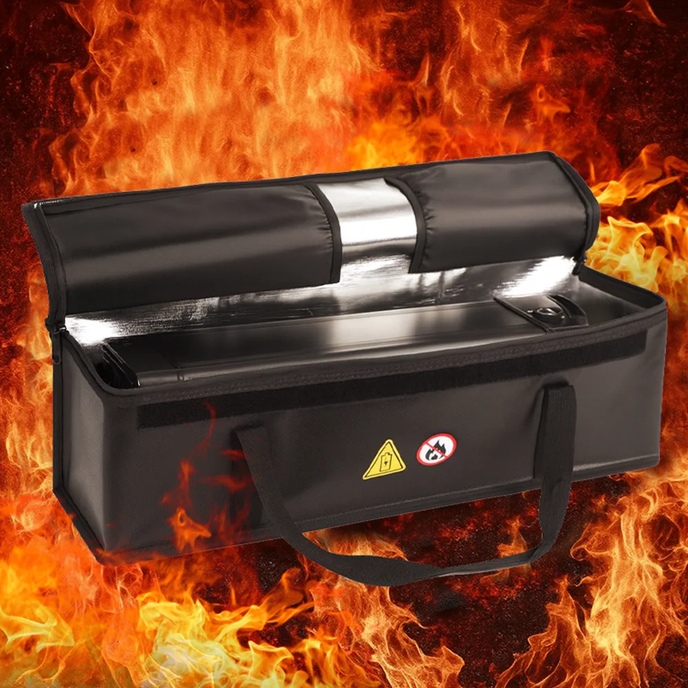 Fire-Resistant and Explosion-Proof Battery Storage Pouch - Large-Capacity Safe Charging and Storage Pouch
Fire-Resistant and Explosion-Proof Battery Storage Pouch - Large-Capacity Safe Charging and Storage Pouch