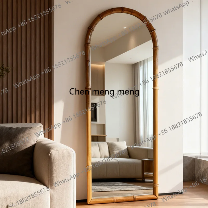 American arched full-length mirror household bedroom floor-to-ceiling full-length mirror retro wall-mounted fitting mirror
American arched full-length mirror household bedroom floor-to-ceiling full-length mirror retro wall-mounted fitting mirror