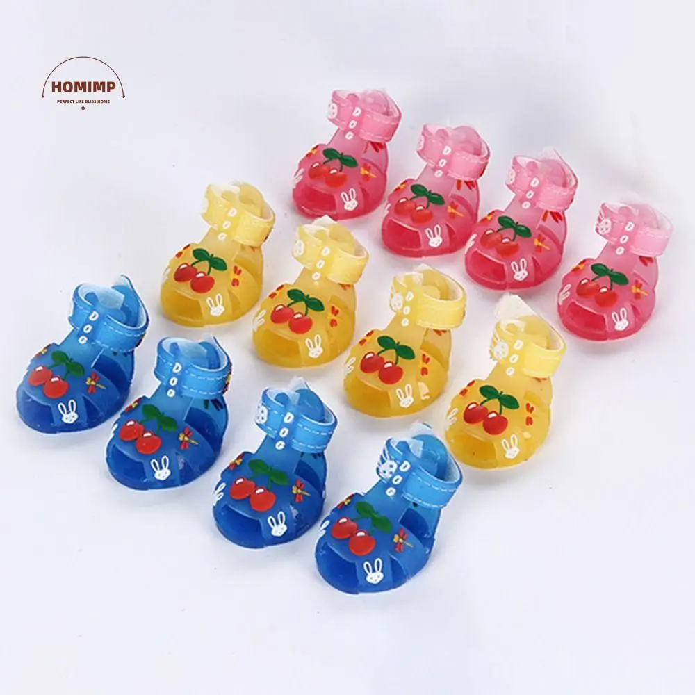 4Pcs/Set Cartoon Dog Summer Jelly Sandals Non-slip Adjustable Breathable Dog Shoes Soft Comfortable Hollow Puppy Shoes
4Pcs/Set Cartoon Dog Summer Jelly Sandals Non-slip Adjustable Breathable Dog Shoes Soft Comfortable Hollow Puppy Shoes
