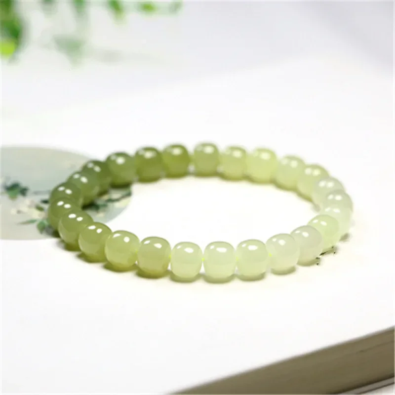 free shipping Hetian jade bracelet gradient beads Hand string Yellow mouth bracelet simple jade jewelry for men women bangle hot
free shipping Hetian jade bracelet gradient beads Hand string Yellow mouth bracelet simple jade jewelry for men women bangle hot
