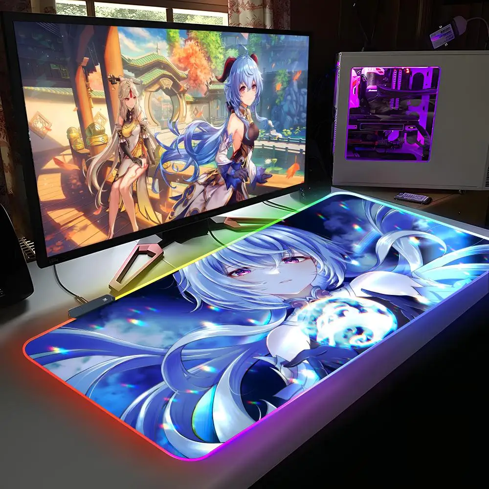 Игровой коврик для мыши Game GI Ganyu RGB, резиновый, для компьютера и ноутбука, официальный, цветной, для киберспорта, эстетичный, модный, роскошный коврик
Игровой коврик для мыши Game GI Ganyu RGB, резиновый, для компьютера и ноутбука, официальный, цветной, для киберспорта, эстетичный, модный, роскошный коврик