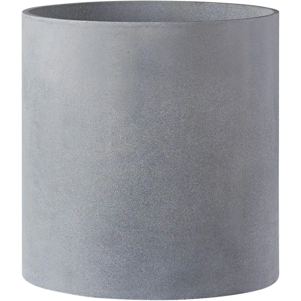 12 Inch Lightweight Concrete Cylinder Planter with Drainage Hole, Gray
12 Inch Lightweight Concrete Cylinder Planter with Drainage Hole, Gray