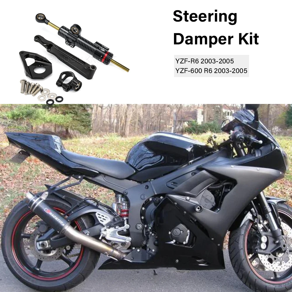 Damper Bracket For Yamaha YZF-R6 YZF-600 2003-2005 Motorcycle Accessories Steering Shock Kit
Damper Bracket For Yamaha YZF-R6 YZF-600 2003-2005 Motorcycle Accessories Steering Shock Kit