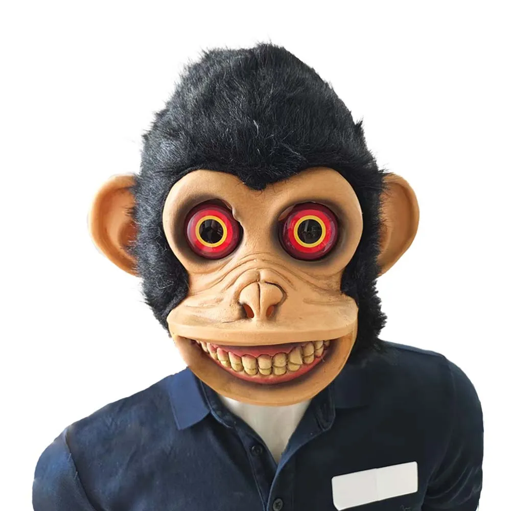 Realistic latex masks for movie The monkey Halloween character cosplay and fun party headwear
Realistic latex masks for movie The monkey Halloween character cosplay and fun party headwear