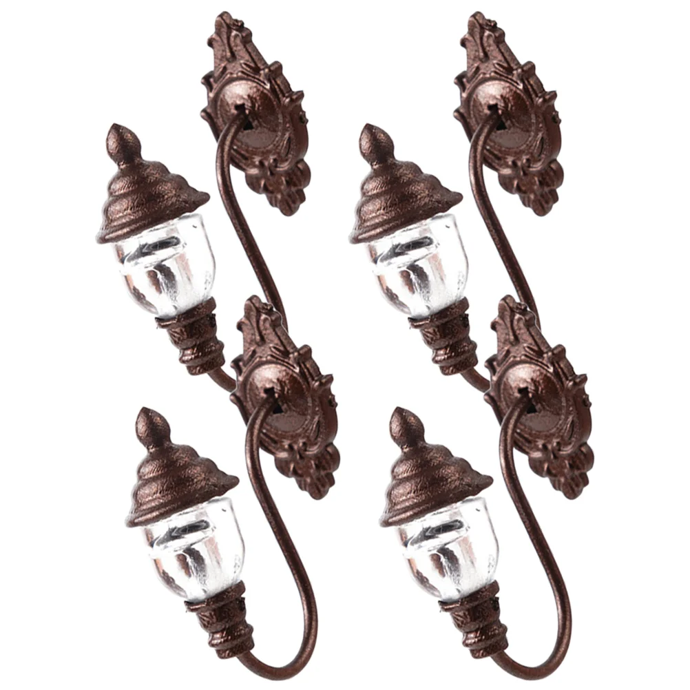 4 Pcs Wall Light Model Mini Decorative Lamps Vintage Tiny Lamp Sand Table nament Materials House Accessories
4 Pcs Wall Light Model Mini Decorative Lamps Vintage Tiny Lamp Sand Table nament Materials House Accessories