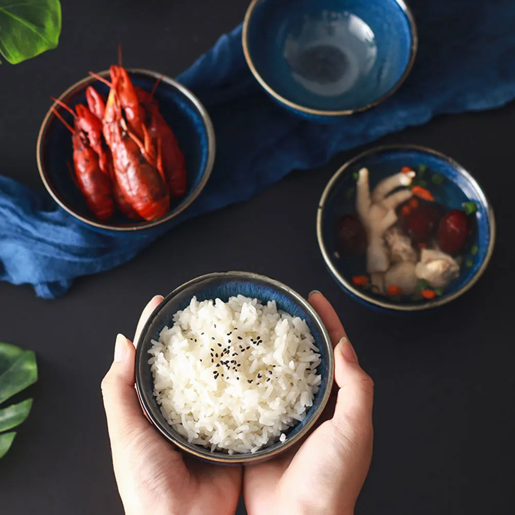 Blue Glazed Japanese Style Rice Bowl Ceramic Soup Noodle Salad Bowl Kitchen Tableware Home Food Serving Dish Microwave
Blue Glazed Japanese Style Rice Bowl Ceramic Soup Noodle Salad Bowl Kitchen Tableware Home Food Serving Dish Microwave
