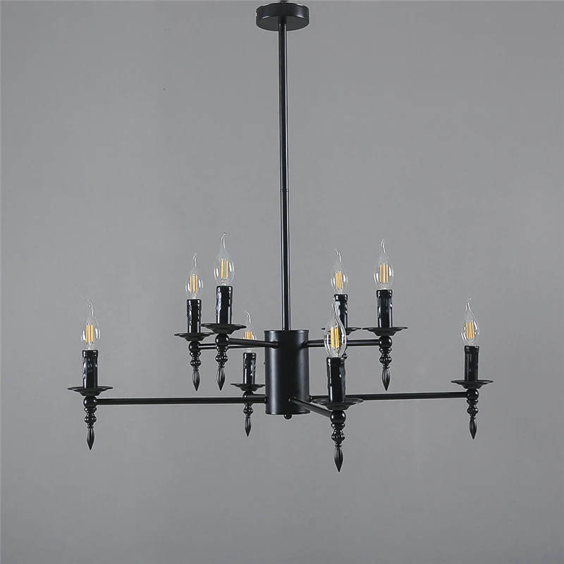 Modern Creative Candle Chandeliers American Simple Pendant Lamp LED Iron Art Lighting Fixtures Living Room Kitchen Hanging Light
Modern Creative Candle Chandeliers American Simple Pendant Lamp LED Iron Art Lighting Fixtures Living Room Kitchen Hanging Light