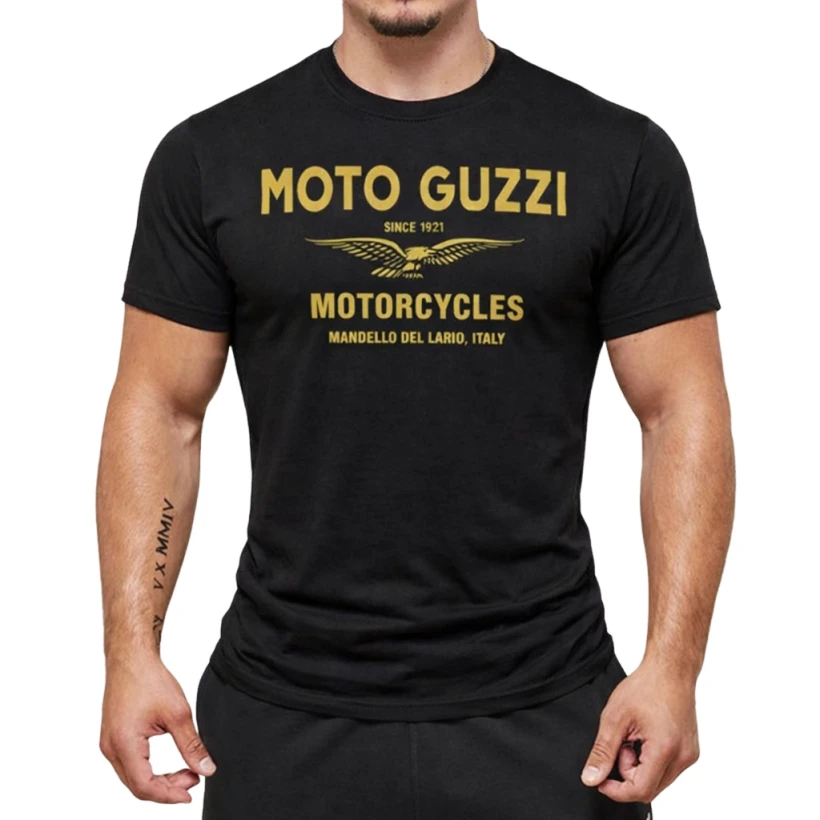 Italian Vintage Moto Guzzi Motorcycle Riding T Shirt Comfortable Cotton Casual Wear For Motorcycle Riders And Fans
Italian Vintage Moto Guzzi Motorcycle Riding T Shirt Comfortable Cotton Casual Wear For Motorcycle Riders And Fans