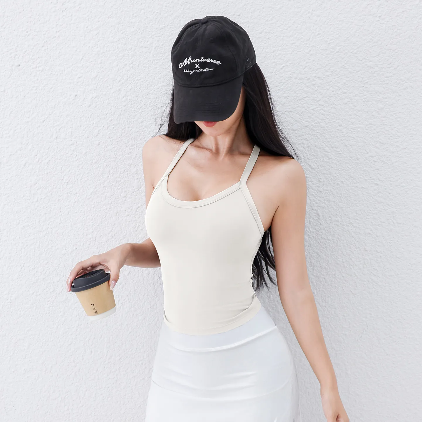 Women’s Quick-Dry Racerback Sports Tank Top with Built-In Bra, Sexy Cross-Back Yoga Crop Top for Pilates Training Gym Workout
Women’s Quick-Dry Racerback Sports Tank Top with Built-In Bra, Sexy Cross-Back Yoga Crop Top for Pilates Training Gym Workout