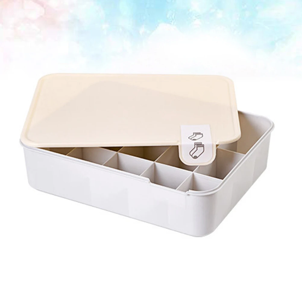 Underwear Storage Box Lingerie Organizer Clothes Containers Socks Bra Wardrobe Plastic PP Lightweight Easy Carry Solid Structure 
Underwear Storage Box Lingerie Organizer Clothes Containers Socks Bra Wardrobe Plastic PP Lightweight Easy Carry Solid Structure