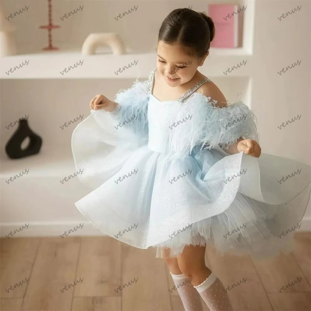 Graceful Ball Flower Girl Dresses A Line Knee-Length Princess Birthday Dress Sleeveless Customized فساتين سهرة Vestido De Novia
Graceful Ball Flower Girl Dresses A Line Knee-Length Princess Birthday Dress Sleeveless Customized فساتين سهرة Vestido De Novia