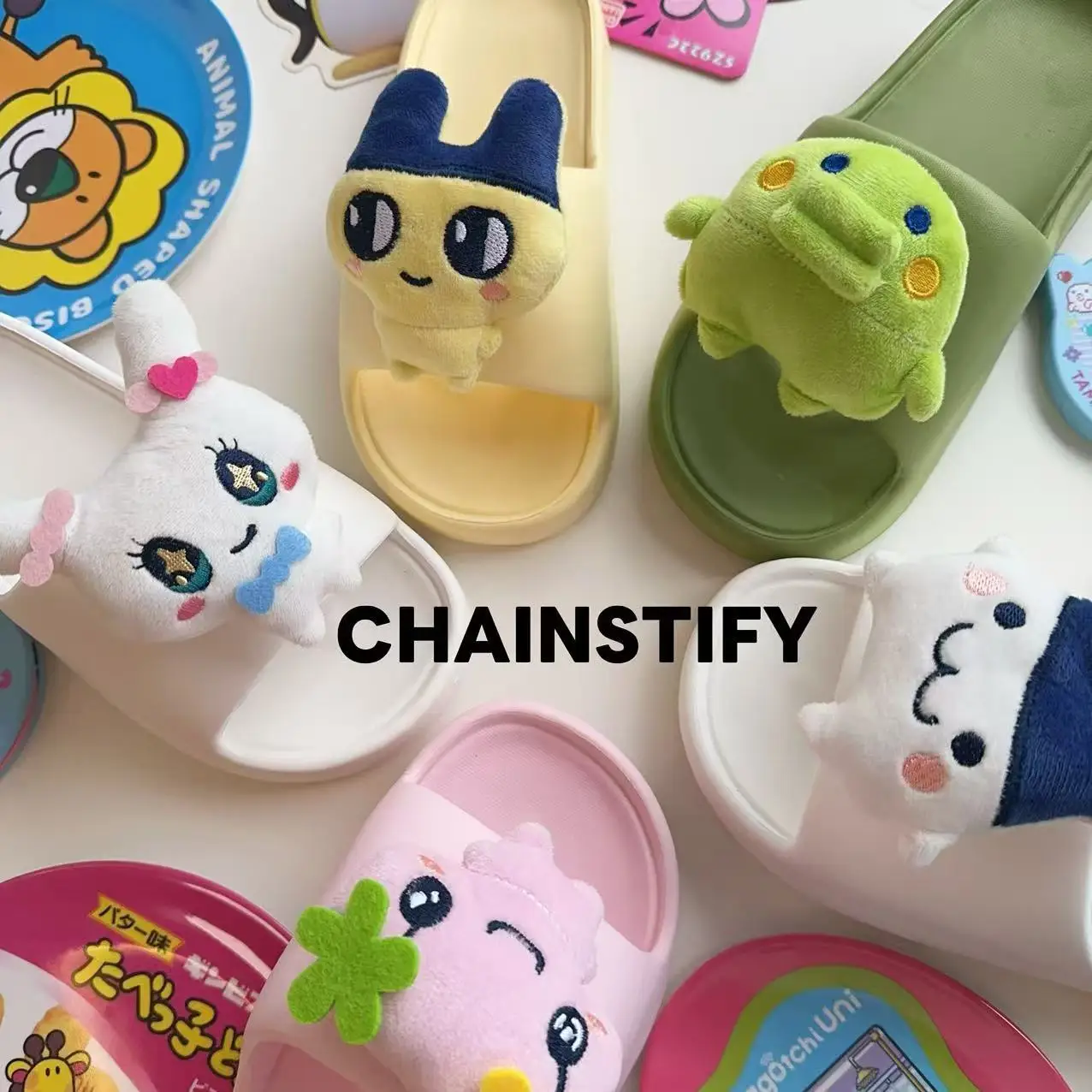 Tamagotchi Summer Slippers Dopamine Home Indoor Cartoon Flip-Flops Beach Shoes for Outdoor Wear Women's Mametchi New
Tamagotchi Summer Slippers Dopamine Home Indoor Cartoon Flip-Flops Beach Shoes for Outdoor Wear Women's Mametchi New