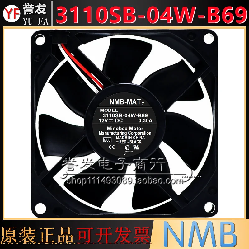 НОВЫЙ ОРИГИНАЛЬНЫЙ 3110SB-04W-B69 12 В 0,30 А 8025 80x80x25 мм Охлаждающий ВЕНТИЛЯТОР РАДИАТОР 
НОВЫЙ ОРИГИНАЛЬНЫЙ 3110SB-04W-B69 12 В 0,30 А 8025 80x80x25 мм Охлаждающий ВЕНТИЛЯТОР РАДИАТОР