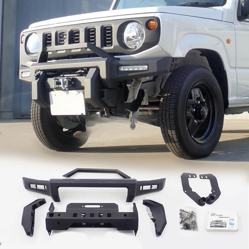 Аксессуары для Jimny стальной передний бампер с передним бампером DRL Для Suzuki Jimny JB64 JB74 2018 2019 2020 2021 2022 2023 2024
Аксессуары для Jimny стальной передний бампер с передним бампером DRL Для Suzuki Jimny JB64 JB74 2018 2019 2020 2021 2022 2023 2024