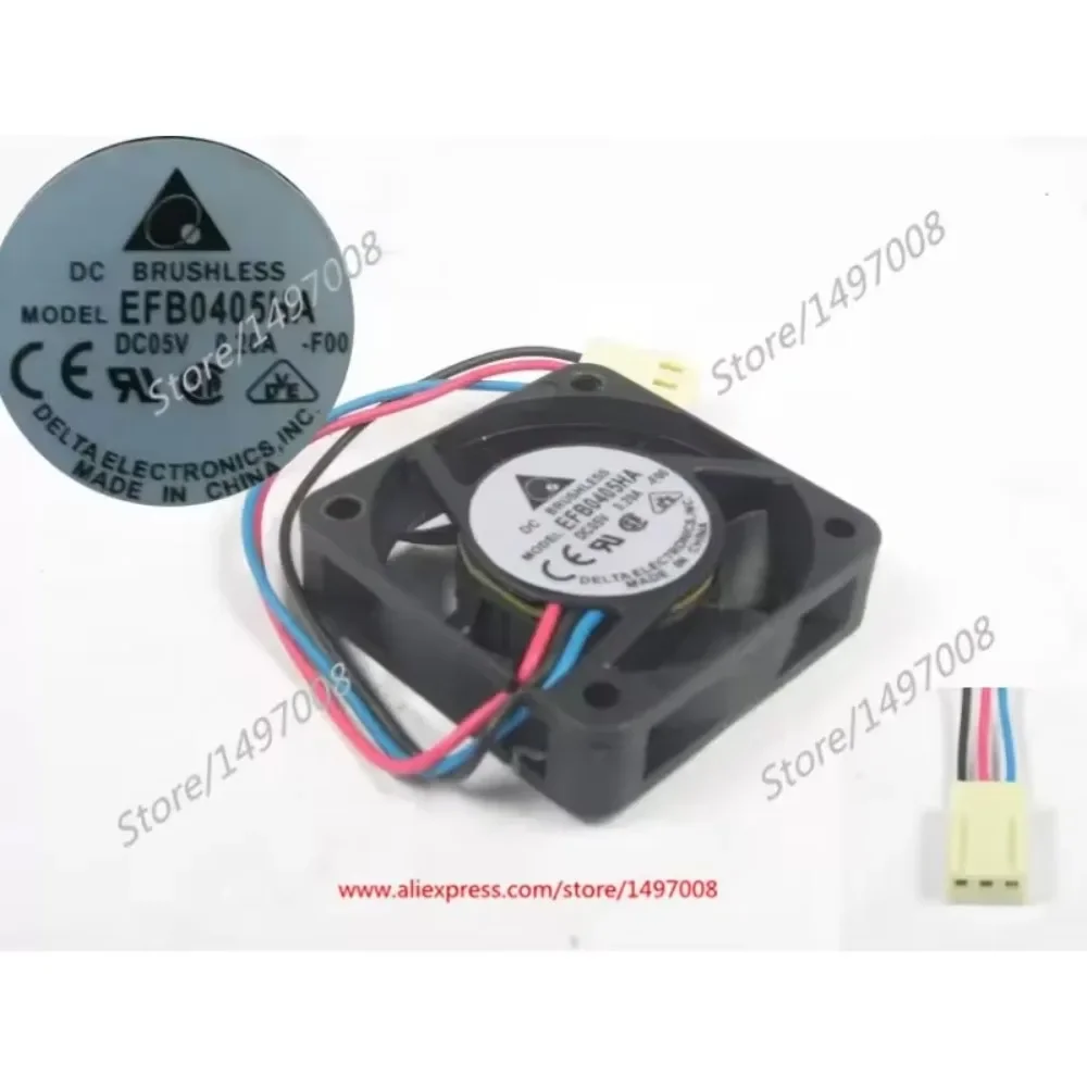 Delta Electronics EFB0405HA F00 DC 5V 0.20A 40x40x10mm Cooling Fan
Delta Electronics EFB0405HA F00 DC 5V 0.20A 40x40x10mm Cooling Fan