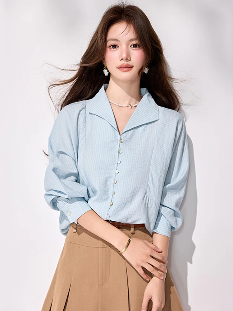Ele Commute Long Sve irt Women's Spring Faion 2026 New Design Versatile Ladies' Blouse Straight Cut Polyester Fiber
Ele Commute Long Sve irt Women's Spring Faion 2026 New Design Versatile Ladies' Blouse Straight Cut Polyester Fiber