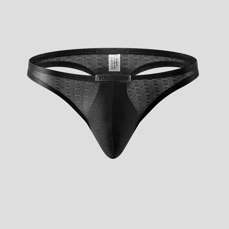 Men's Ice Silk Underwear Fitness Sports Thong Low Waist No Trace Cool Breathable T Pants
Men's Ice Silk Underwear Fitness Sports Thong Low Waist No Trace Cool Breathable T Pants