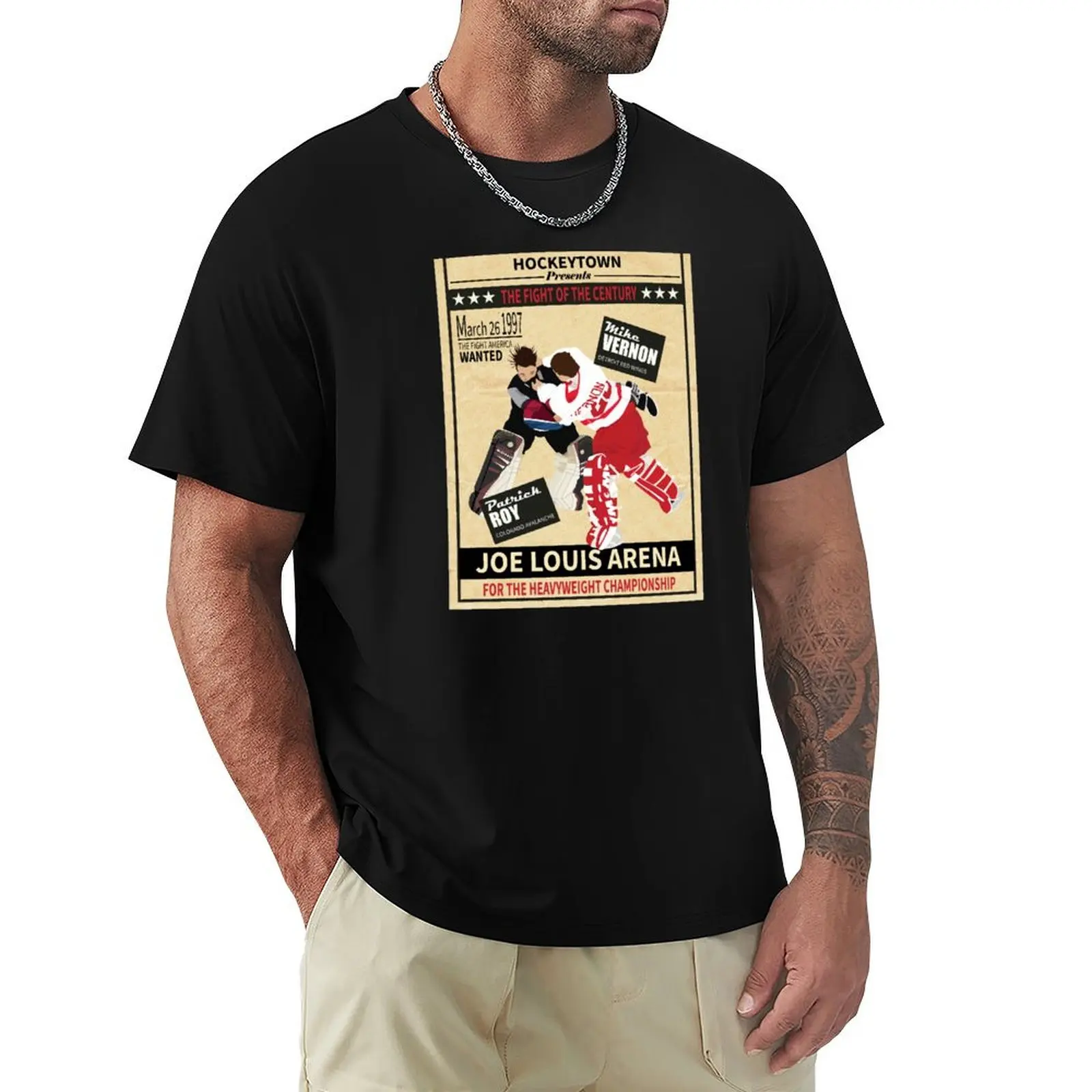 Goalie Fight 2 - Vernon Vs. Roy T-Shirt Plus Size Outdoor Casual Top
Goalie Fight 2 - Vernon Vs. Roy T-Shirt Plus Size Outdoor Casual Top