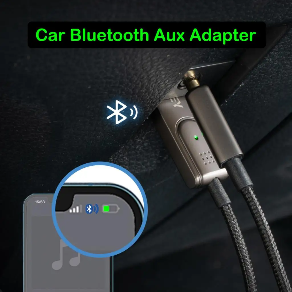 Car Wireless Bluetooth 5.0 Receiver Aux Jack Adapter USB 3.5mm Audio Stereo Handsfree Kit BT transmitter Music Player Portable
Car Wireless Bluetooth 5.0 Receiver Aux Jack Adapter USB 3.5mm Audio Stereo Handsfree Kit BT transmitter Music Player Portable