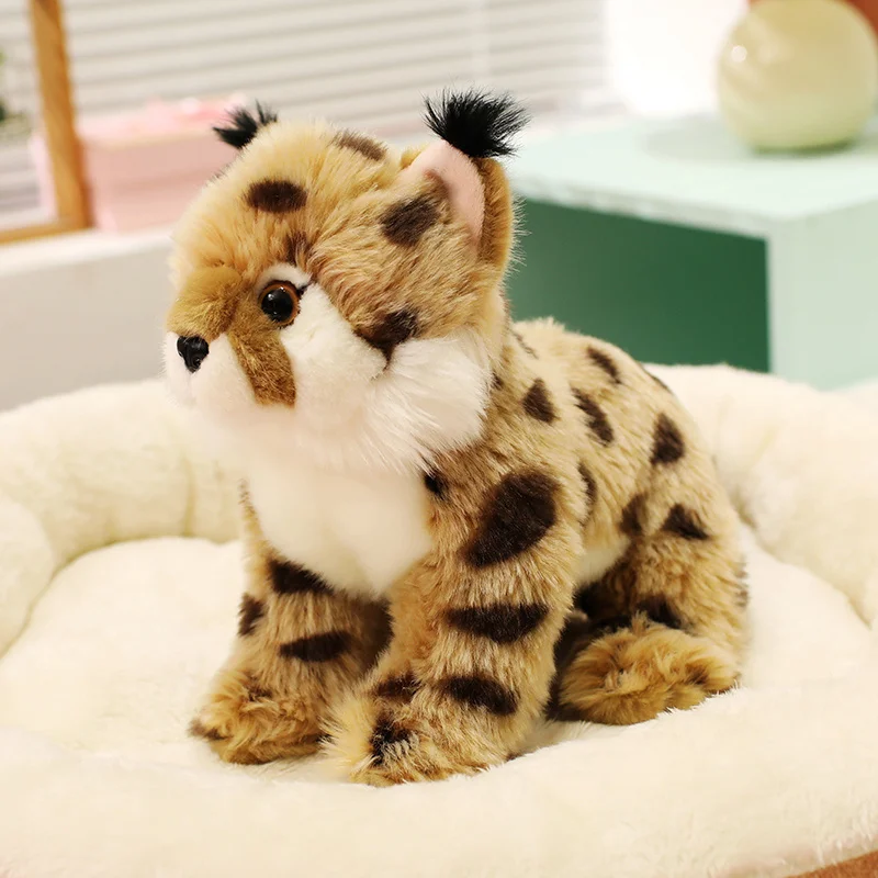 Realistic Lynx Bobcat Stuffed Animal Plush Toy 30cm Ultra-Soft Lifelike Wild Cat Figure Kids Toy Gift Home Decor Collectible
Realistic Lynx Bobcat Stuffed Animal Plush Toy 30cm Ultra-Soft Lifelike Wild Cat Figure Kids Toy Gift Home Decor Collectible