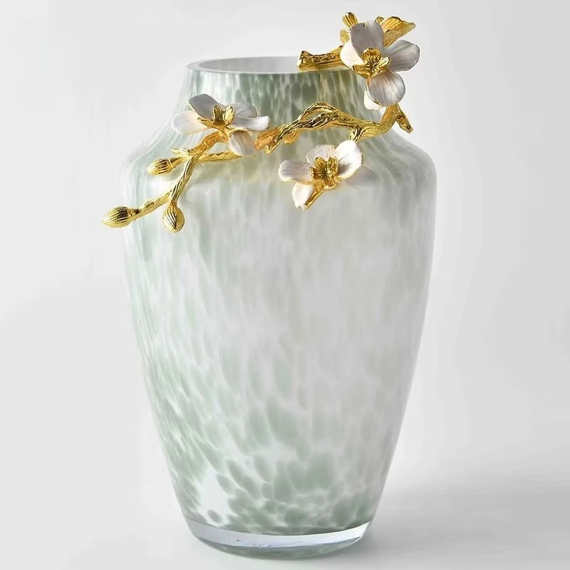 &c Advanced Gold Enamel Floral Decorative Home Decoration Set Glass Vase Crystal Ornament Marble Tray for Luxury Home Decor
&c Advanced Gold Enamel Floral Decorative Home Decoration Set Glass Vase Crystal Ornament Marble Tray for Luxury Home Decor
