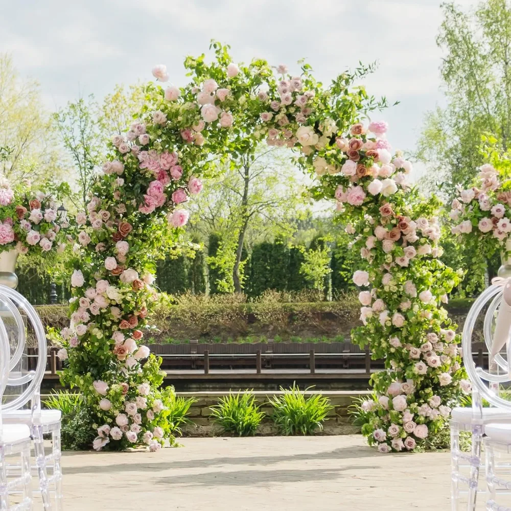 Garden Arbor, 2 Sides 8.2FT Metal Archway Trellis Pergola with 6 Styles & Sharp Ends for Climbing Plants Roses Vines, Heavy Duty
Garden Arbor, 2 Sides 8.2FT Metal Archway Trellis Pergola with 6 Styles & Sharp Ends for Climbing Plants Roses Vines, Heavy Duty