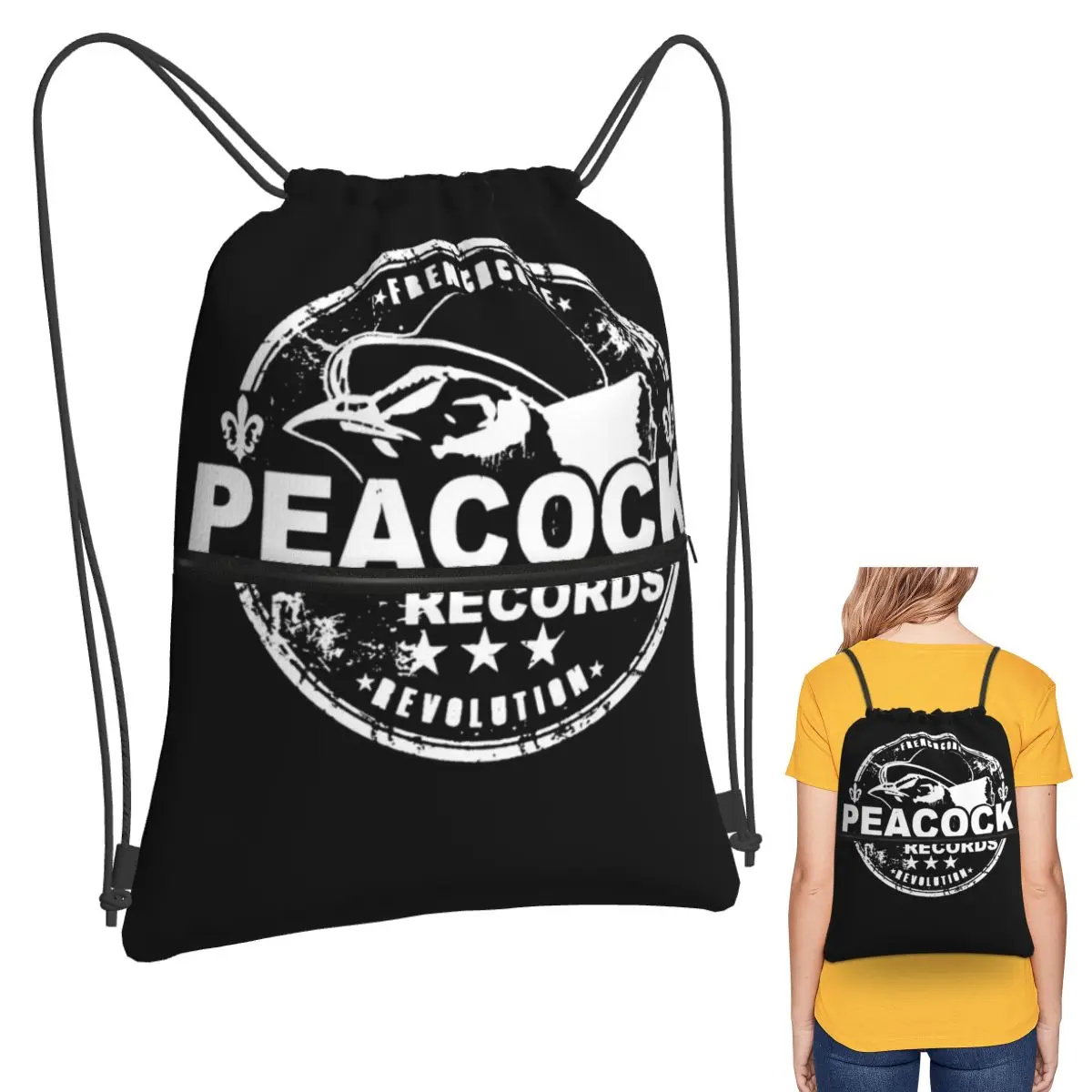 Dr.Peacock Backpacks Fashion Drawstring Bags Shoes Bag Book Bags for Man Woman School
Dr.Peacock Backpacks Fashion Drawstring Bags Shoes Bag Book Bags for Man Woman School