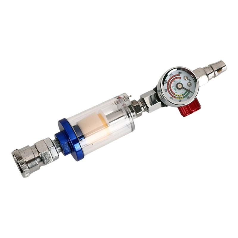 Pressure Regulator Oil Water Separator Air Filter with Pressure Gauge for Pneumatics Sprayer Guns Moisture Filter Tool
Pressure Regulator Oil Water Separator Air Filter with Pressure Gauge for Pneumatics Sprayer Guns Moisture Filter Tool