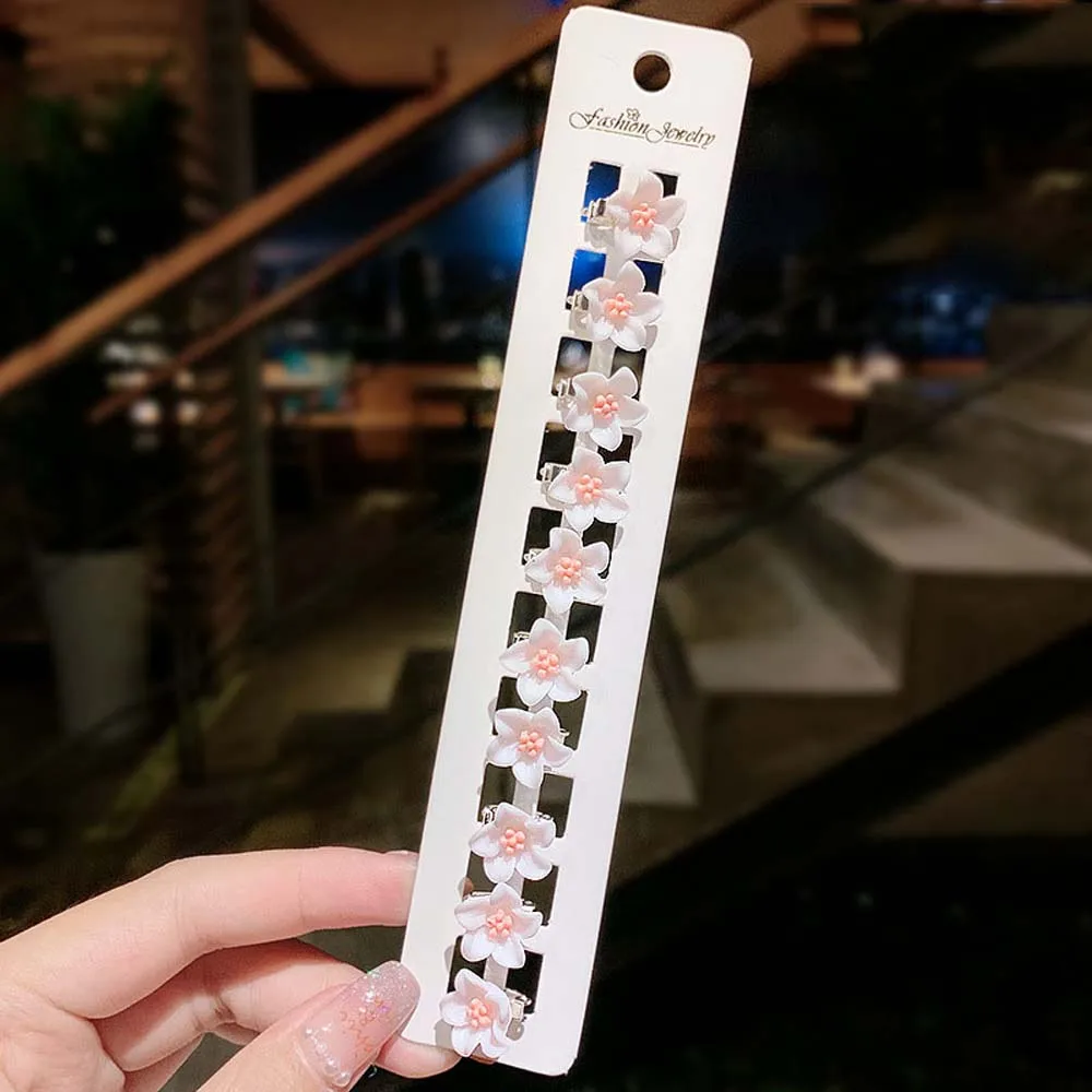 10pcs/set Korean style Girl Hair Styles Holder Hair Accessories Small Hairpins Flower Hair Clips Hair Claws Soft Ceramics
10pcs/set Korean style Girl Hair Styles Holder Hair Accessories Small Hairpins Flower Hair Clips Hair Claws Soft Ceramics