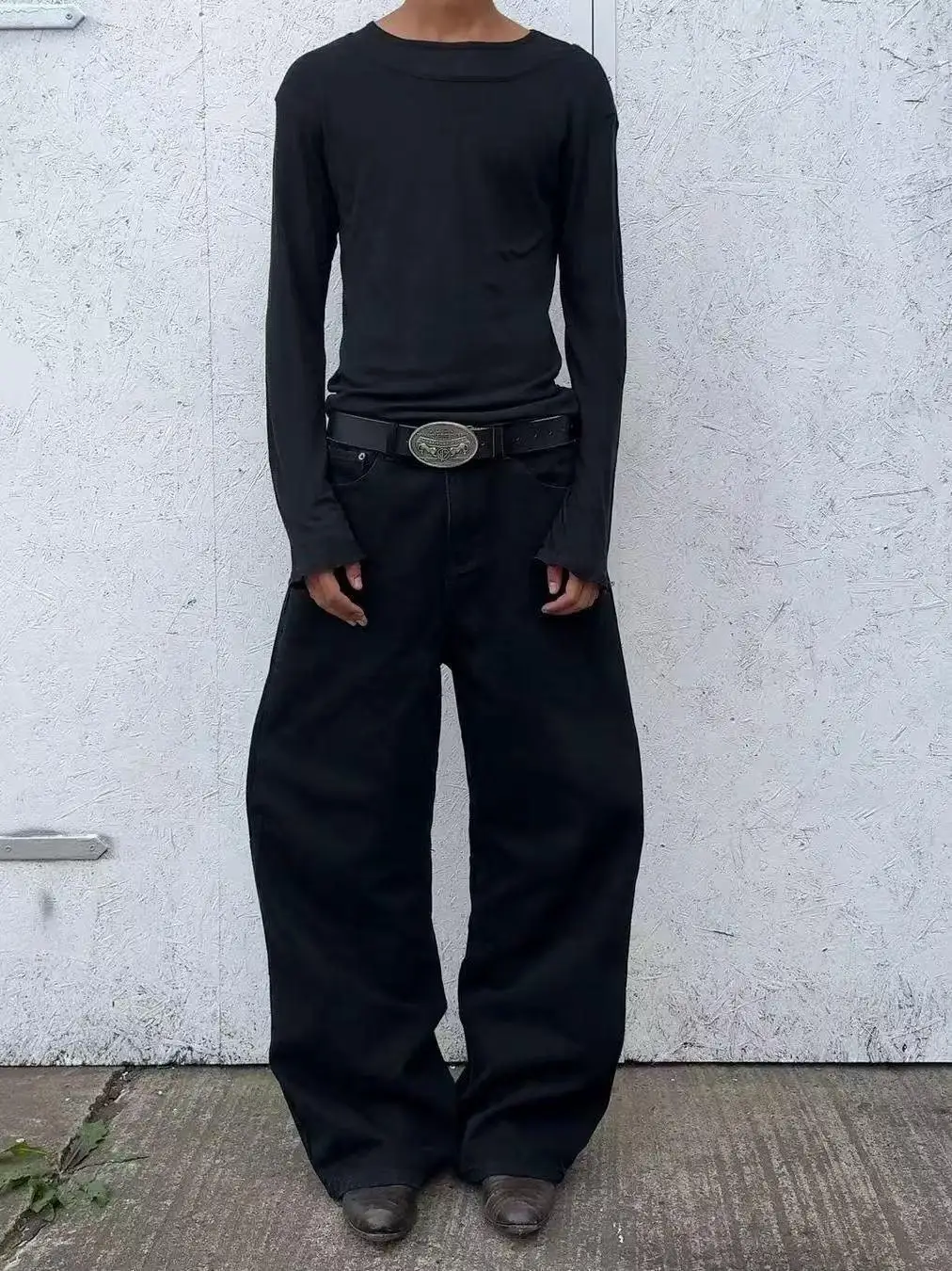 No Faith Studios Bla Повседневные широкие джинсы с завышенной талией 3D пошив свободного кроя молодежные прямые джинсы-трубы для повседневной носки
No Faith Studios Bla Повседневные широкие джинсы с завышенной талией 3D пошив свободного кроя молодежные прямые джинсы-трубы для повседневной носки