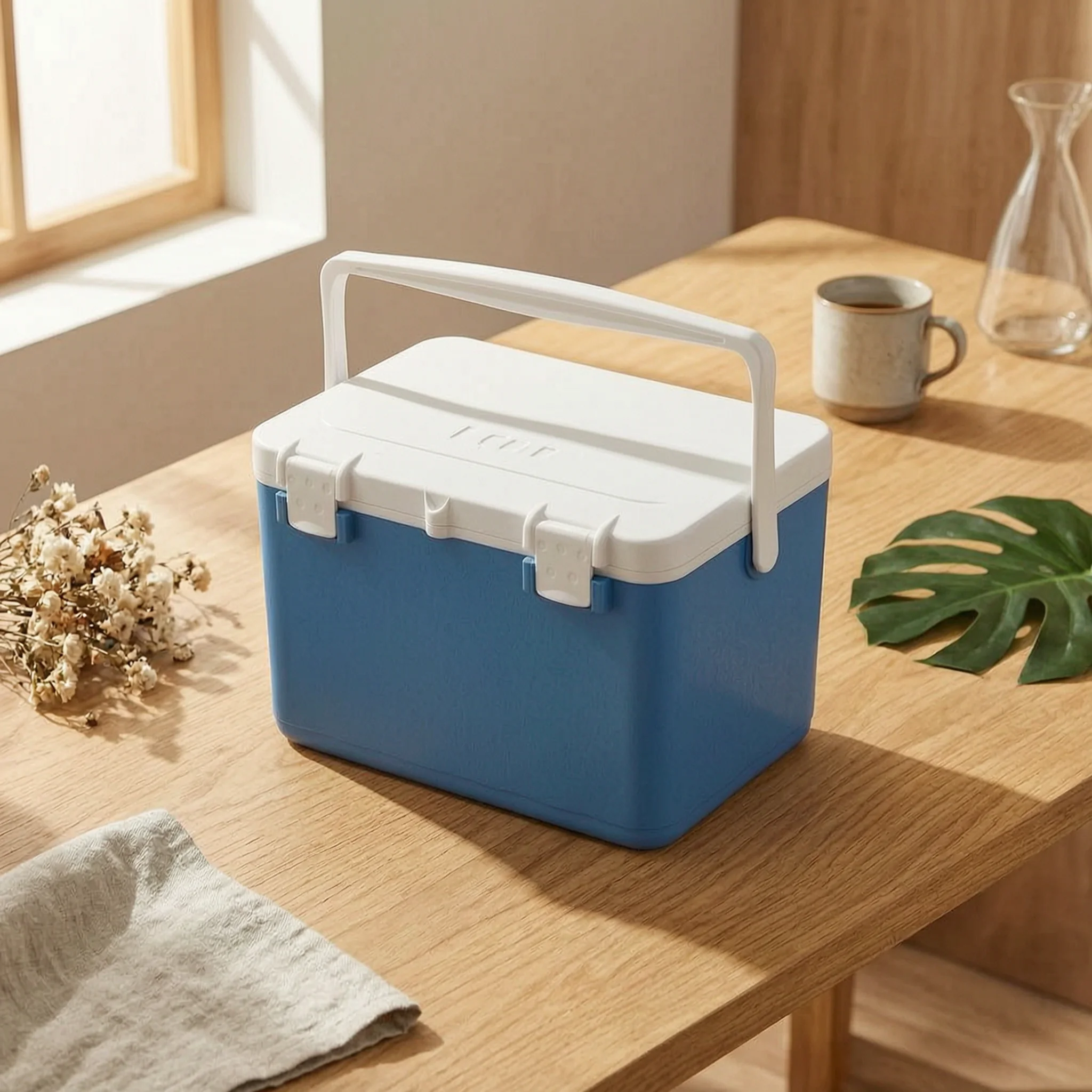 Insulated Cooler Box EPS Insulation Hard-Sided Cooler Portable Ice Chest Locking Latches Travel Gear Hinged Lid
Insulated Cooler Box EPS Insulation Hard-Sided Cooler Portable Ice Chest Locking Latches Travel Gear Hinged Lid