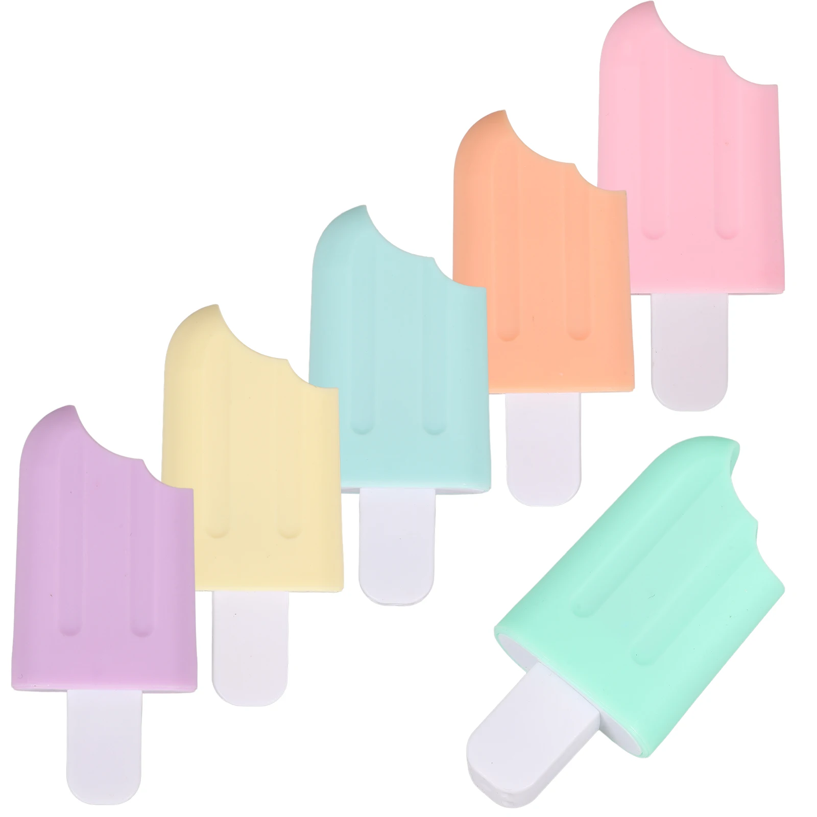 6pcs Highlighters Mini Ice Cream Fluorescent Pens Assorted Colors Cute Marking Tools Cartoon Design Supplies For Students
6pcs Highlighters Mini Ice Cream Fluorescent Pens Assorted Colors Cute Marking Tools Cartoon Design Supplies For Students