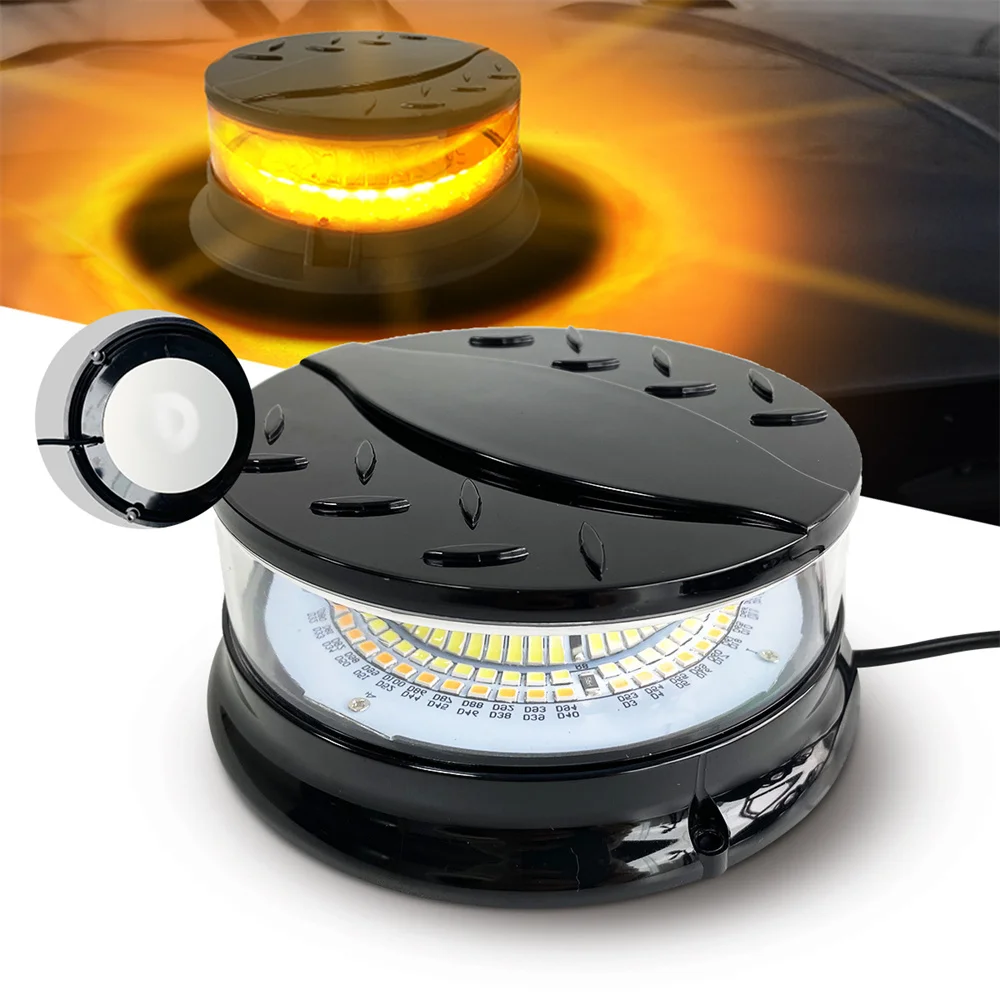 12V-24V Amber White 96LED Warning Strobe Safety Flashing Beacon Light Magnetic for Forklift Truck Tractor Golf Carts UTV Car Bus
12V-24V Amber White 96LED Warning Strobe Safety Flashing Beacon Light Magnetic for Forklift Truck Tractor Golf Carts UTV Car Bus
