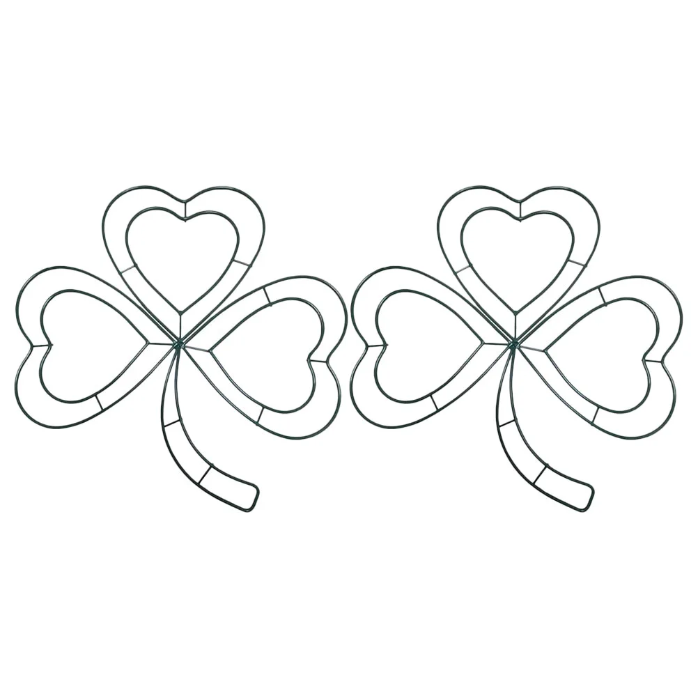 2pcs Shamrock Wire Wreath 31x31cm Four Leaf Hoop Decoration Frame for St Patrick's Day Home Party Festival Metal Rings Craft
2pcs Shamrock Wire Wreath 31x31cm Four Leaf Hoop Decoration Frame for St Patrick's Day Home Party Festival Metal Rings Craft