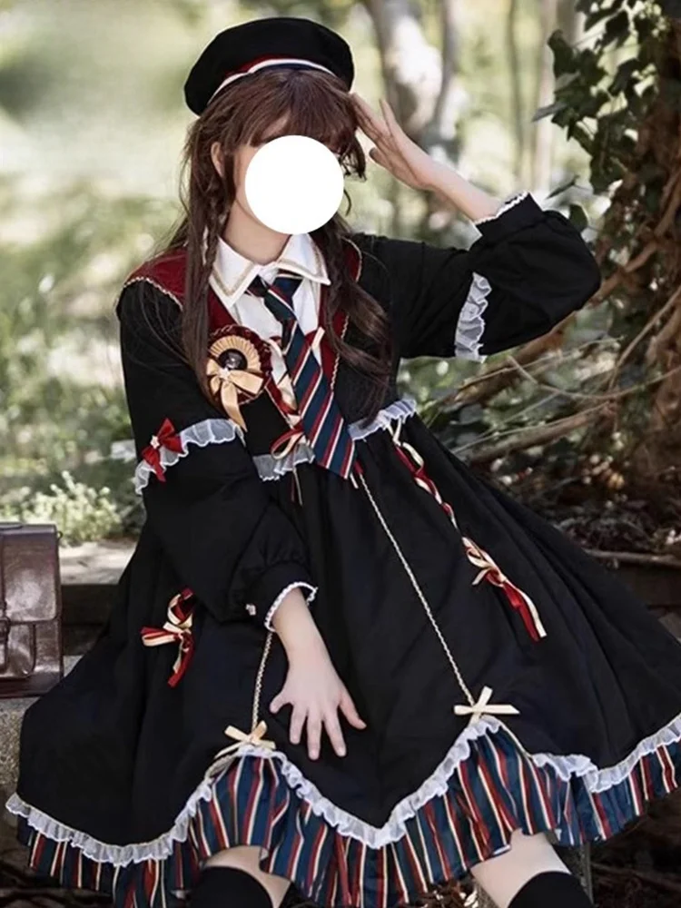 Gothic Lolita Witch Costume Dress Halloween Magic Witch Long Sleeve Princess Skirt High Waist Polyester Fiber Party Performance
Gothic Lolita Witch Costume Dress Halloween Magic Witch Long Sleeve Princess Skirt High Waist Polyester Fiber Party Performance