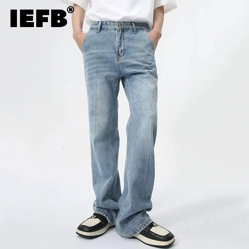 IEFB Simple Men Jeans Summer Casual Loose Boot Cut Trousers Zipper Straight Denim Pants 2024 Men's Wear New Fashion Tide 9C5974
IEFB Simple Men Jeans Summer Casual Loose Boot Cut Trousers Zipper Straight Denim Pants 2024 Men's Wear New Fashion Tide 9C5974