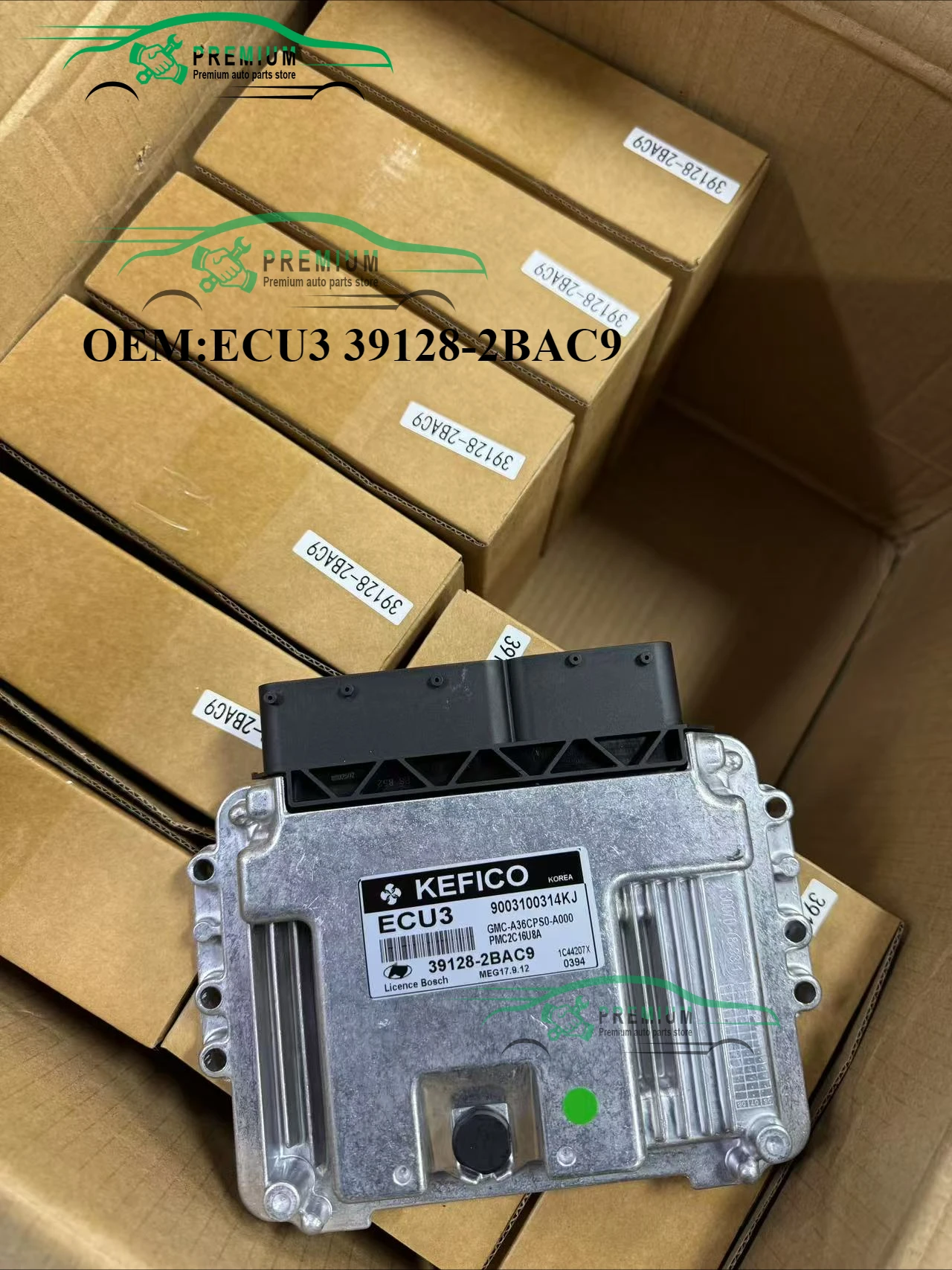 Brand new ECU3 39128-2BAC9 Car Engine KEFICO Computer Board Electronic Control Unit Fit for Hyundai MEG17.9.12 ECM 391282BAC9
Brand new ECU3 39128-2BAC9 Car Engine KEFICO Computer Board Electronic Control Unit Fit for Hyundai MEG17.9.12 ECM 391282BAC9
