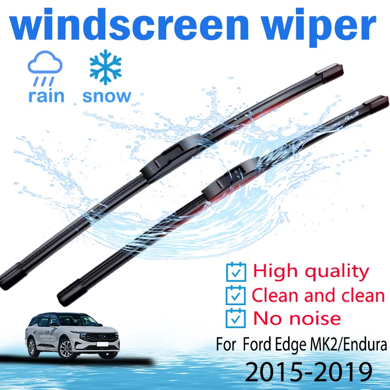 For Ford Edge MK2 2015 - 2019 Car Accessories Front Window 2016 2017 2018 Windscreen Windshield Wiper Blades Kit 28"+28"
For Ford Edge MK2 2015 - 2019 Car Accessories Front Window 2016 2017 2018 Windscreen Windshield Wiper Blades Kit 28"+28"