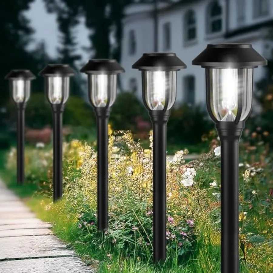 12 Pack Solar Lights Outdoor, 6000K Bright Solar Pathway Lights for Outside, Auto On/Off Waterproof Solar Powered, Landscape Li
12 Pack Solar Lights Outdoor, 6000K Bright Solar Pathway Lights for Outside, Auto On/Off Waterproof Solar Powered, Landscape Li