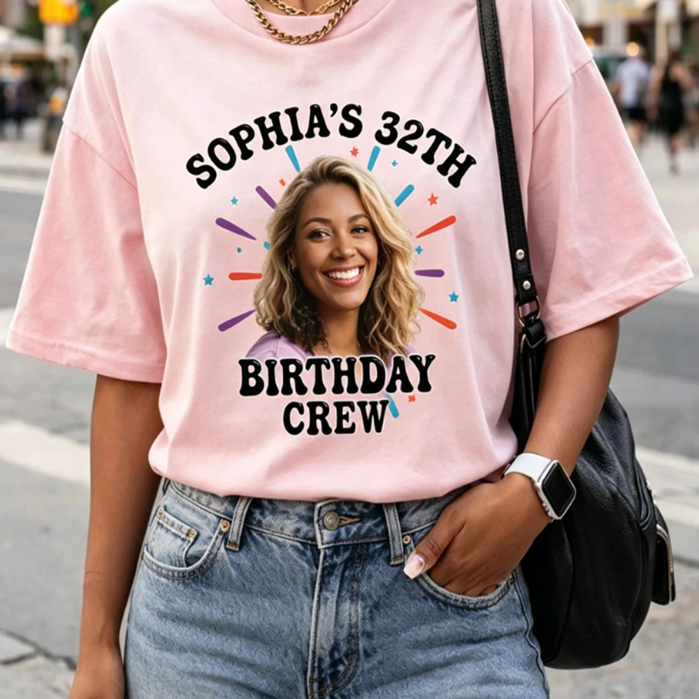 Custom Birthday Cotton T-Shirt Funny Personalized Birthday Squad Crew Short Sleeve Family Matching Casual Humorous Tee
Custom Birthday Cotton T-Shirt Funny Personalized Birthday Squad Crew Short Sleeve Family Matching Casual Humorous Tee