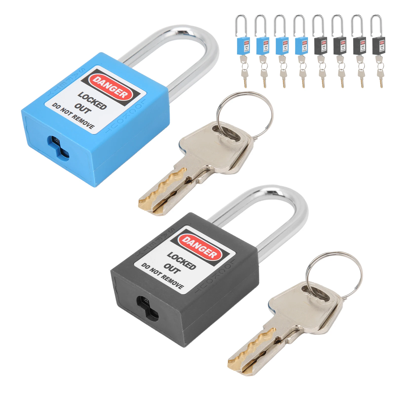 5 комплектов стальных изолированных замков-защелок 1,5 дюйма с ключами для промышленного оборудования и производства, замок безопасности
5 комплектов стальных изолированных замков-защелок 1,5 дюйма с ключами для промышленного оборудования и производства, замок безопасности