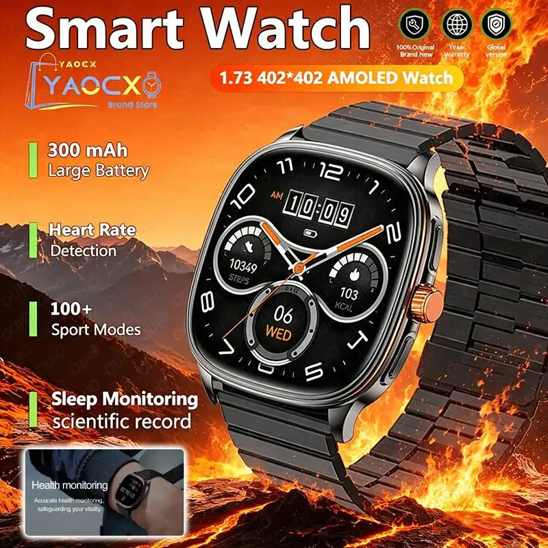 2026 New Sports Smart Watch NFC Heart Rate 100 Sports+ Bluetooth Call Sleep Monitoring Music Control IP68 Waterproof Smart Watch
2026 New Sports Smart Watch NFC Heart Rate 100 Sports+ Bluetooth Call Sleep Monitoring Music Control IP68 Waterproof Smart Watch