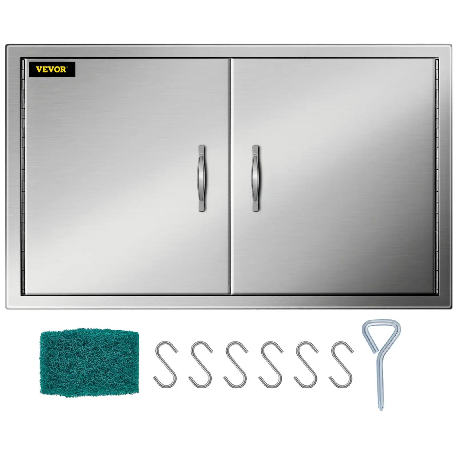 BBQ Access Door 36Wx21H Inch,Double BBQ Door Stainless Steel, Outdoor Kitchen Doors for BBQ Island,Grill Station,Outside Cabinet
BBQ Access Door 36Wx21H Inch,Double BBQ Door Stainless Steel, Outdoor Kitchen Doors for BBQ Island,Grill Station,Outside Cabinet