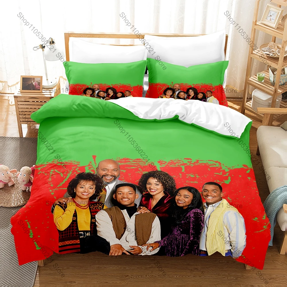 The Fresh Prince of Bel-Air Classic TV Show Print 3PCS Bedding Set Duvet Cover + 2 Pillowcases Soft Bed Linen Bedroom Decor
The Fresh Prince of Bel-Air Classic TV Show Print 3PCS Bedding Set Duvet Cover + 2 Pillowcases Soft Bed Linen Bedroom Decor