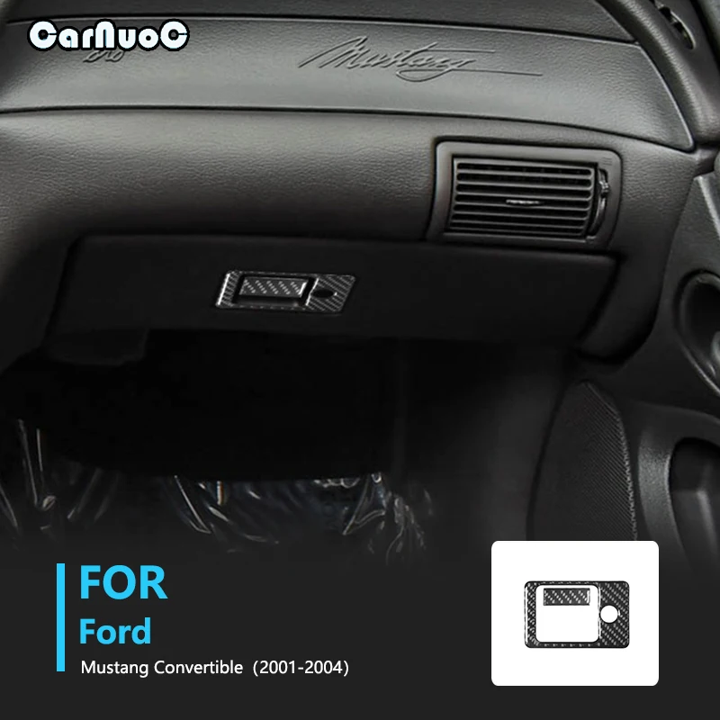 2Pcs Carbon Fiber Car Glove Box Switch Trim Sticker For Ford Mustang Convertible 2001 2002 2003 2004 Styling Accessories
2Pcs Carbon Fiber Car Glove Box Switch Trim Sticker For Ford Mustang Convertible 2001 2002 2003 2004 Styling Accessories