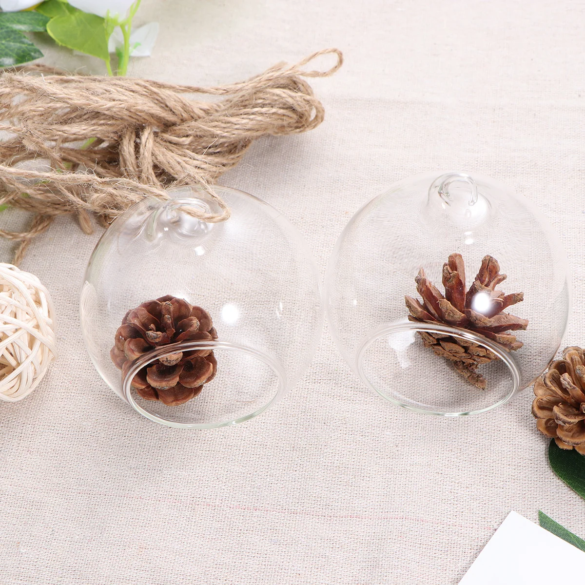 6Pcs Clear Hanging Glass Balls High Borosilicate Glass Flat Base Design Spherical Terrarium Vase Succulent Planter Wedding Home
6Pcs Clear Hanging Glass Balls High Borosilicate Glass Flat Base Design Spherical Terrarium Vase Succulent Planter Wedding Home