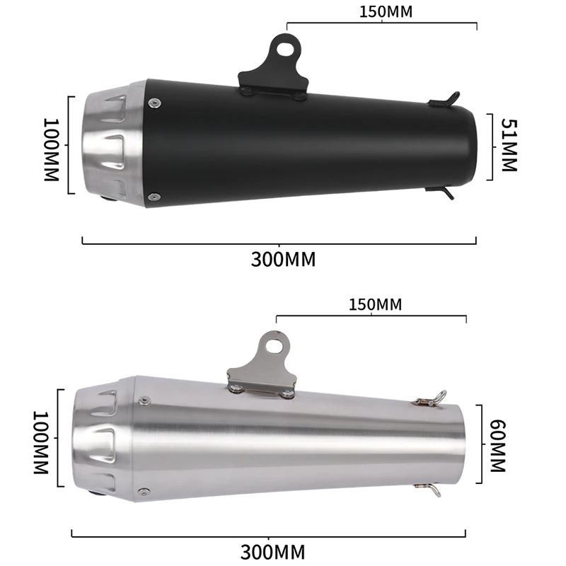 Universal Motorcycle Exhaust Escape Pipe Muffler DB Killer 60MM 51MM For CBR500 Z900 MT07 800MT R7 KTM790 ER6N CBR650 R6 MT09
Universal Motorcycle Exhaust Escape Pipe Muffler DB Killer 60MM 51MM For CBR500 Z900 MT07 800MT R7 KTM790 ER6N CBR650 R6 MT09