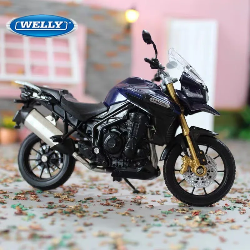 Welly 1:18 TRIUMPH TIGER Explorer, сплав, спортивная модель мотоцикла, имитация литья под давлением металлическая модель мотоцикла для уличных гонок, подарок для детей
Welly 1:18 TRIUMPH TIGER Explorer, сплав, спортивная модель мотоцикла, имитация литья под давлением металлическая модель мотоцикла для уличных гонок, подарок для детей