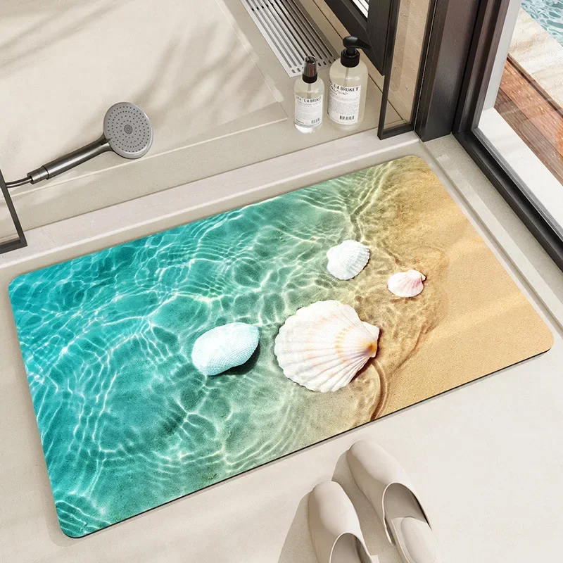 Tech Velvet Natural Style Bath Mats Water Absorbent Quick Drying Foot Mat Shower Room Decorative Doormat Non-slip Floor Mat
Tech Velvet Natural Style Bath Mats Water Absorbent Quick Drying Foot Mat Shower Room Decorative Doormat Non-slip Floor Mat
