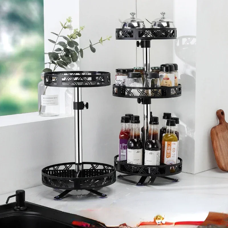 Round Kitchen Organizer, Multistory Spice Rack, Adjustable Countertop Storage Solution, Compact Home Shelf Organizer
Round Kitchen Organizer, Multistory Spice Rack, Adjustable Countertop Storage Solution, Compact Home Shelf Organizer